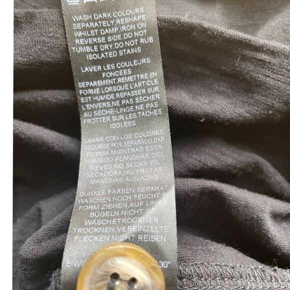 ASOS Black Button Front Dress - Picture 6 of 6